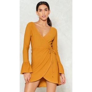 Make an Effort Wrap Dress